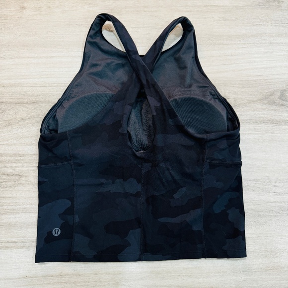 Lululemon - Key to Balance Tank, Heritage 365 Camo Deep Coal Multi Print, Size 8 - Picture 4 of 6